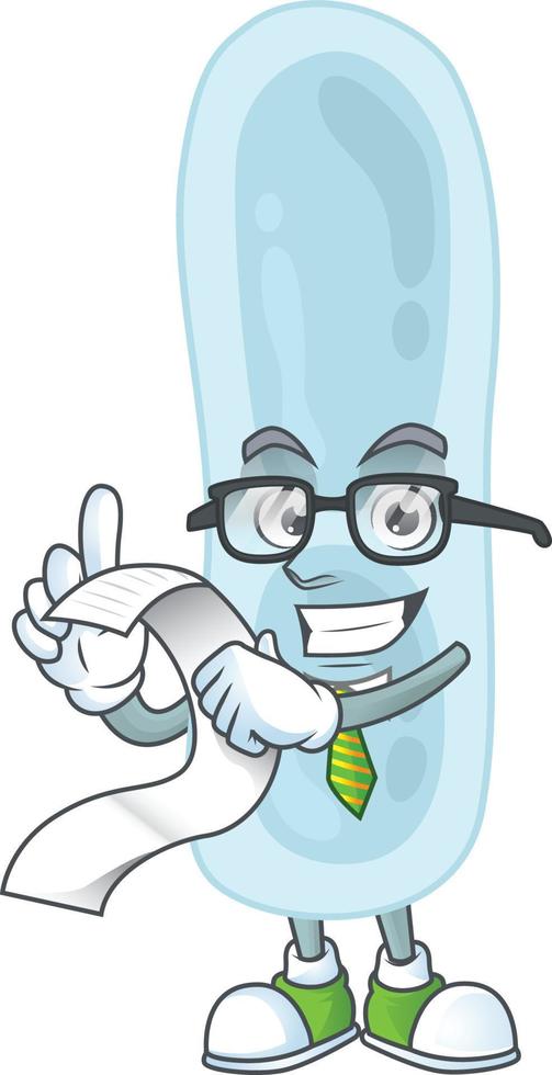 Cartoon character of klebsiella pneumoniae vector