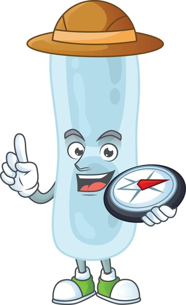 Cartoon character of klebsiella pneumoniae vector
