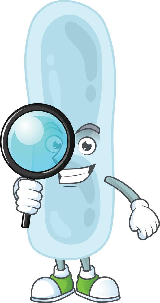Cartoon character of klebsiella pneumoniae vector