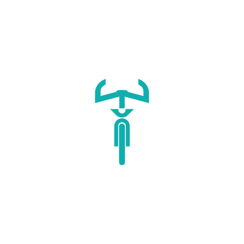 bicycle logo simple use icon for cyclists vector