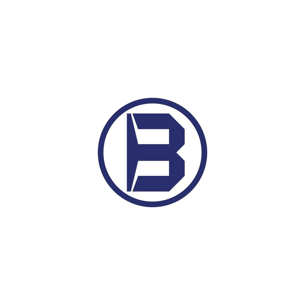 3b logo 3b icon oval corners simple 3b logo vector