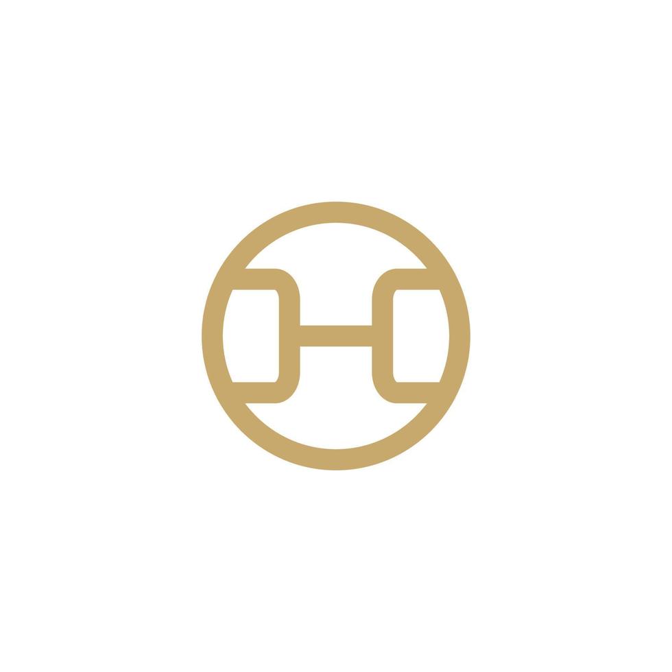creative h logo h icon catchy simple h logo vector