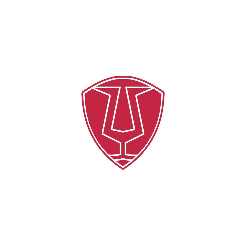royal shield logo defense power icon symbol vector
