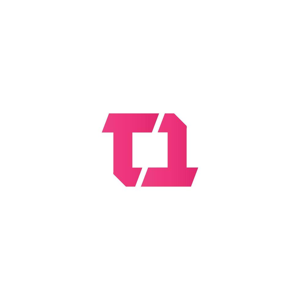 square double t logo tt icon simple usage logo vector