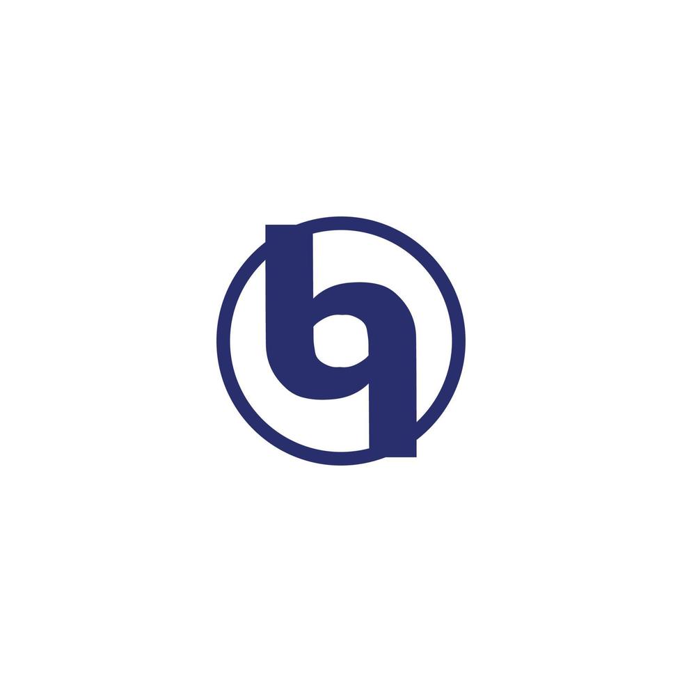 creativo bh logo bh icono pegadizo sencillo bh logo vector