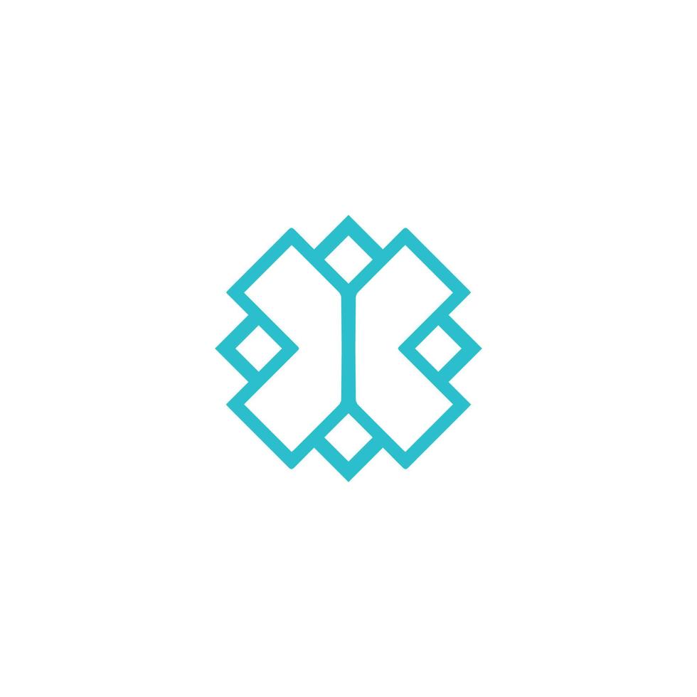 creative x logo x icon catchy simple x logo vector