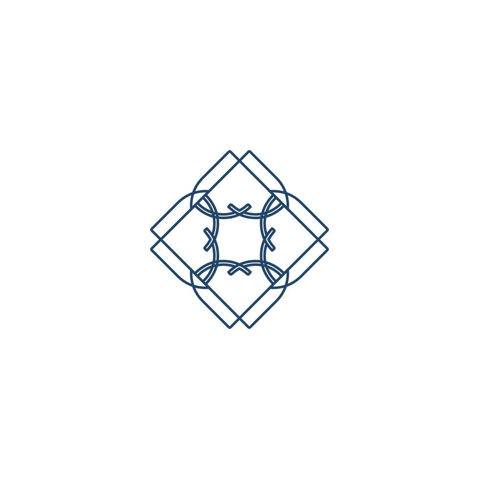 simple symbol clothing industry simple logo for textile use vector
