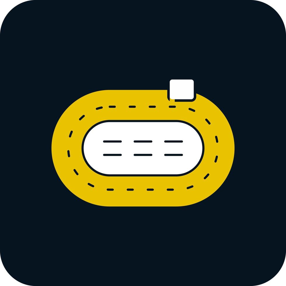 Race Track Vector Icon Design