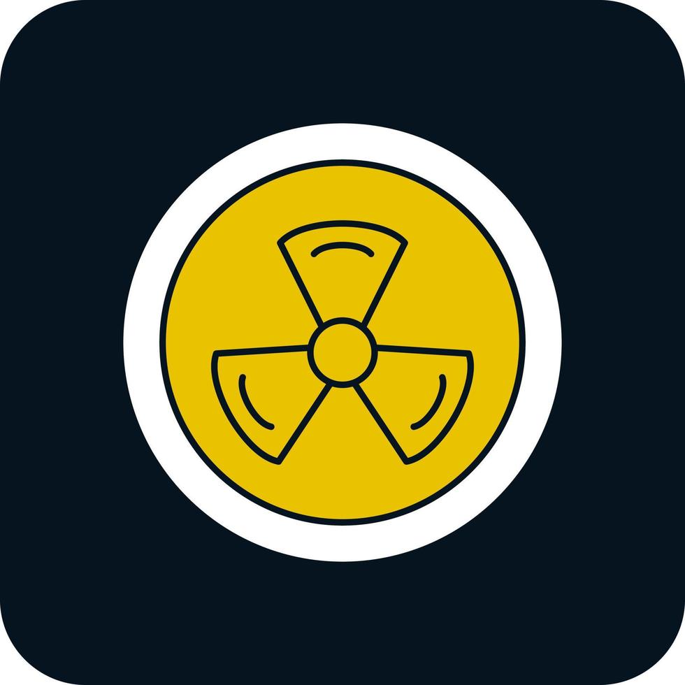 Radiation Vector Icon Design