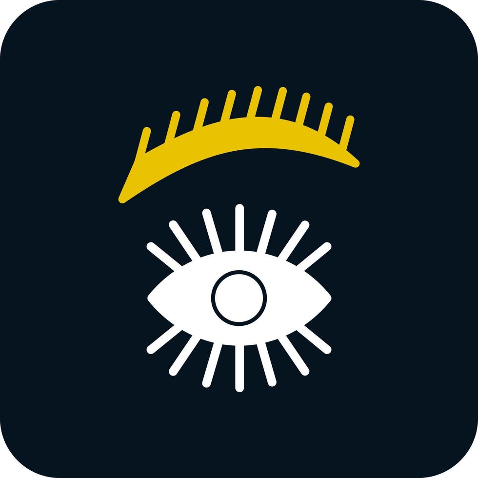 Eyebrow Vector Icon Design