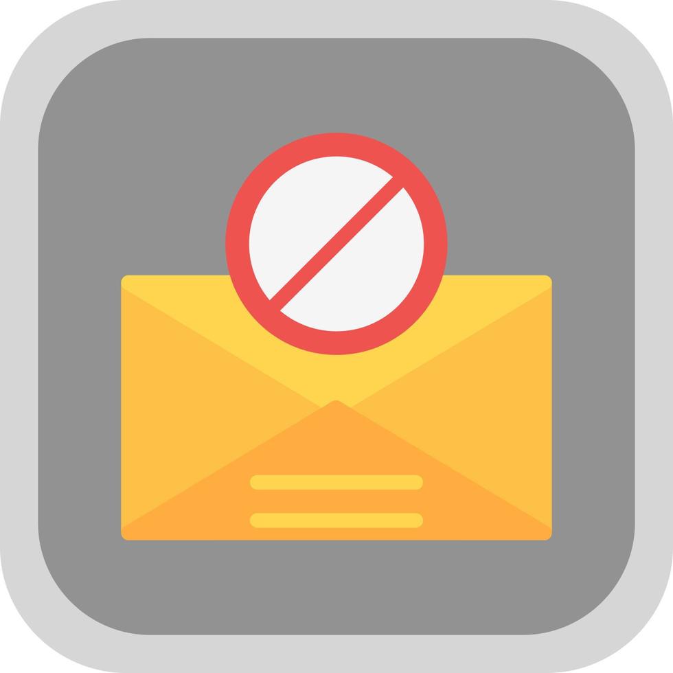 Spam Email Vector Icon Design