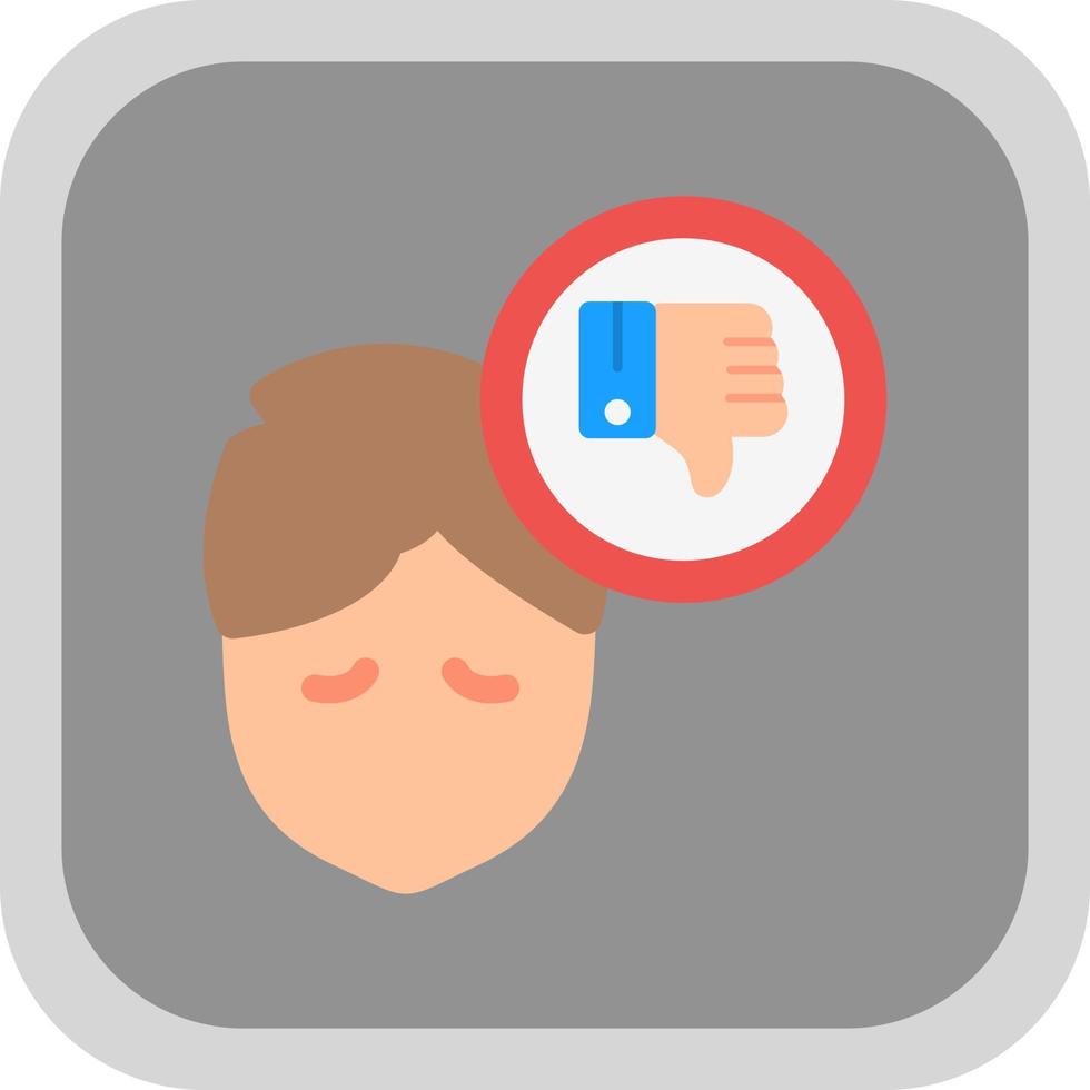 Pessimistic Vector Icon Design