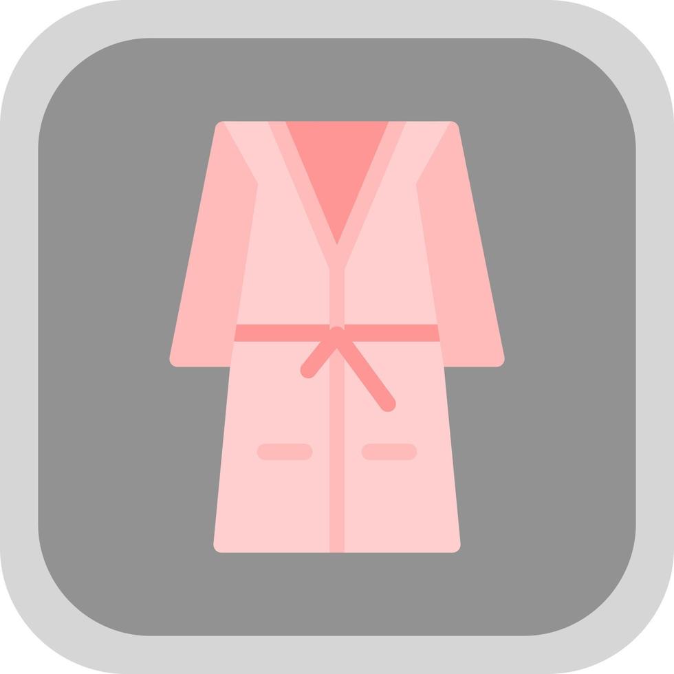 Bath Robe Vector Icon Design