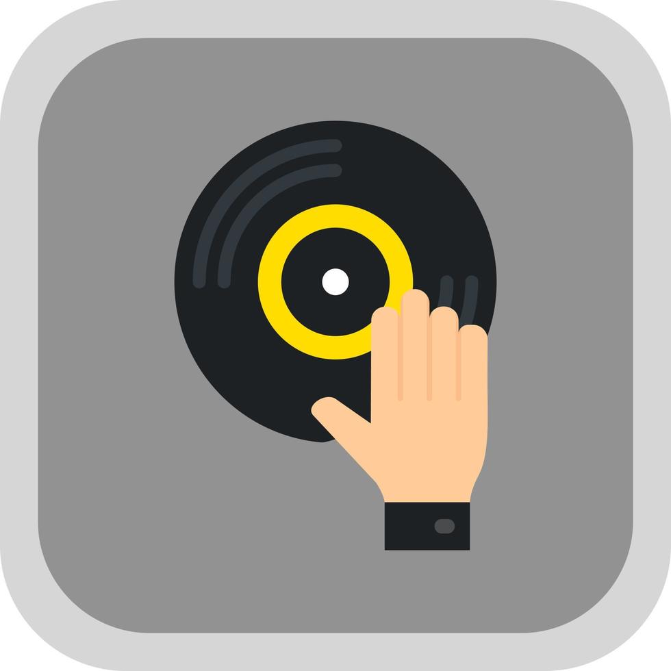 diseño de icono de vector de DJ