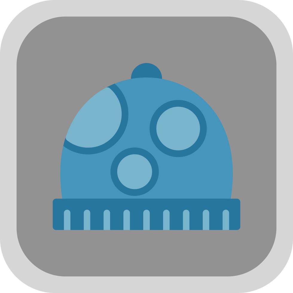 Winter Hat Vector Icon Design