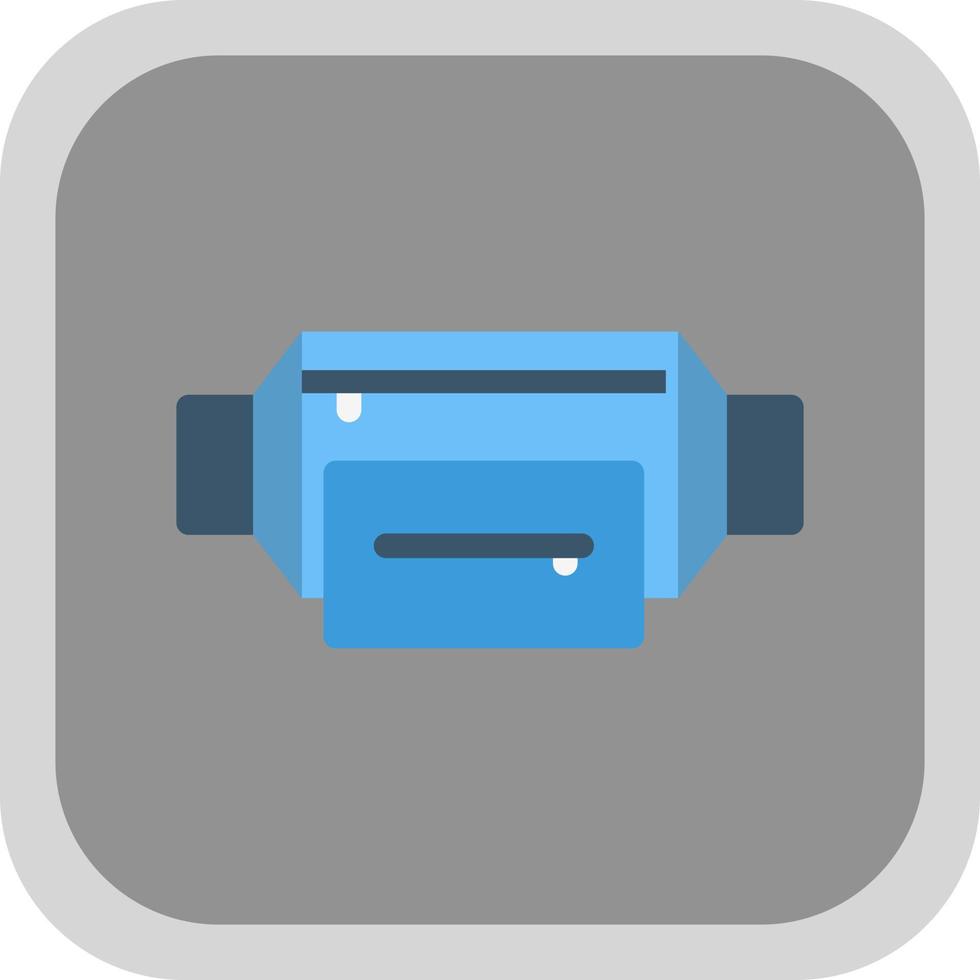 Waist Bag Vector Icon Design