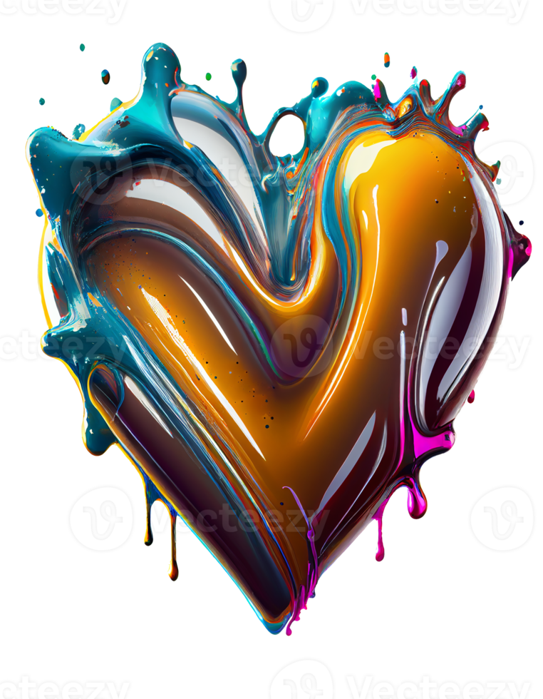 cuore forma fatto di cioccolato png