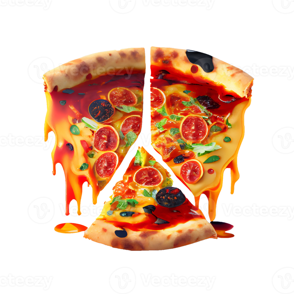 pizza png transparent bakgrund