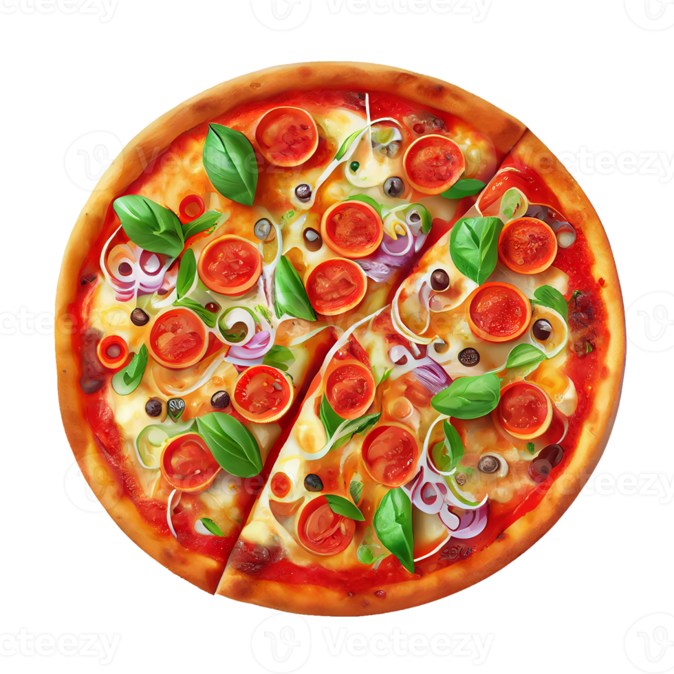 Pizza png trasparente sfondo