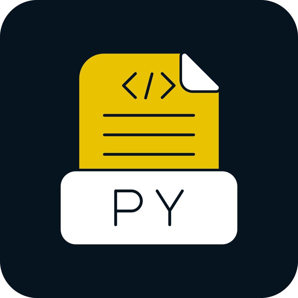 Python File Vector Icon Design