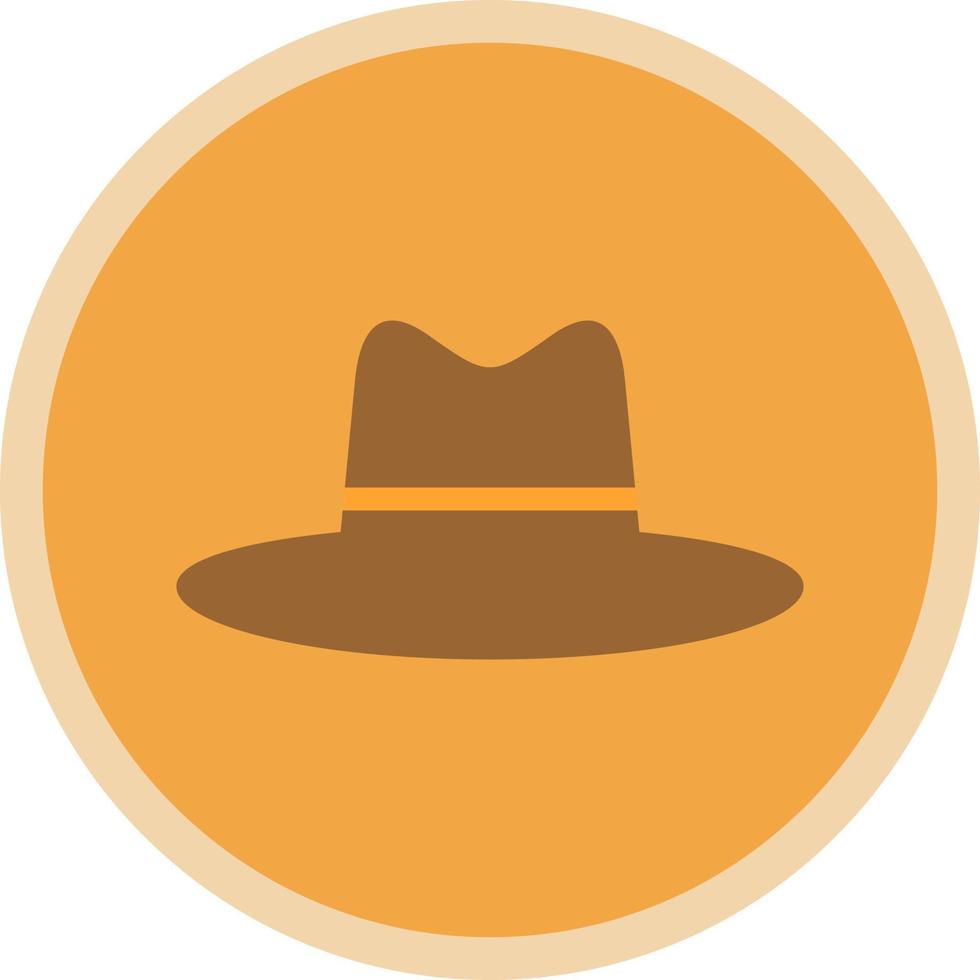 Hat Cowboy Side Vector Icon Design