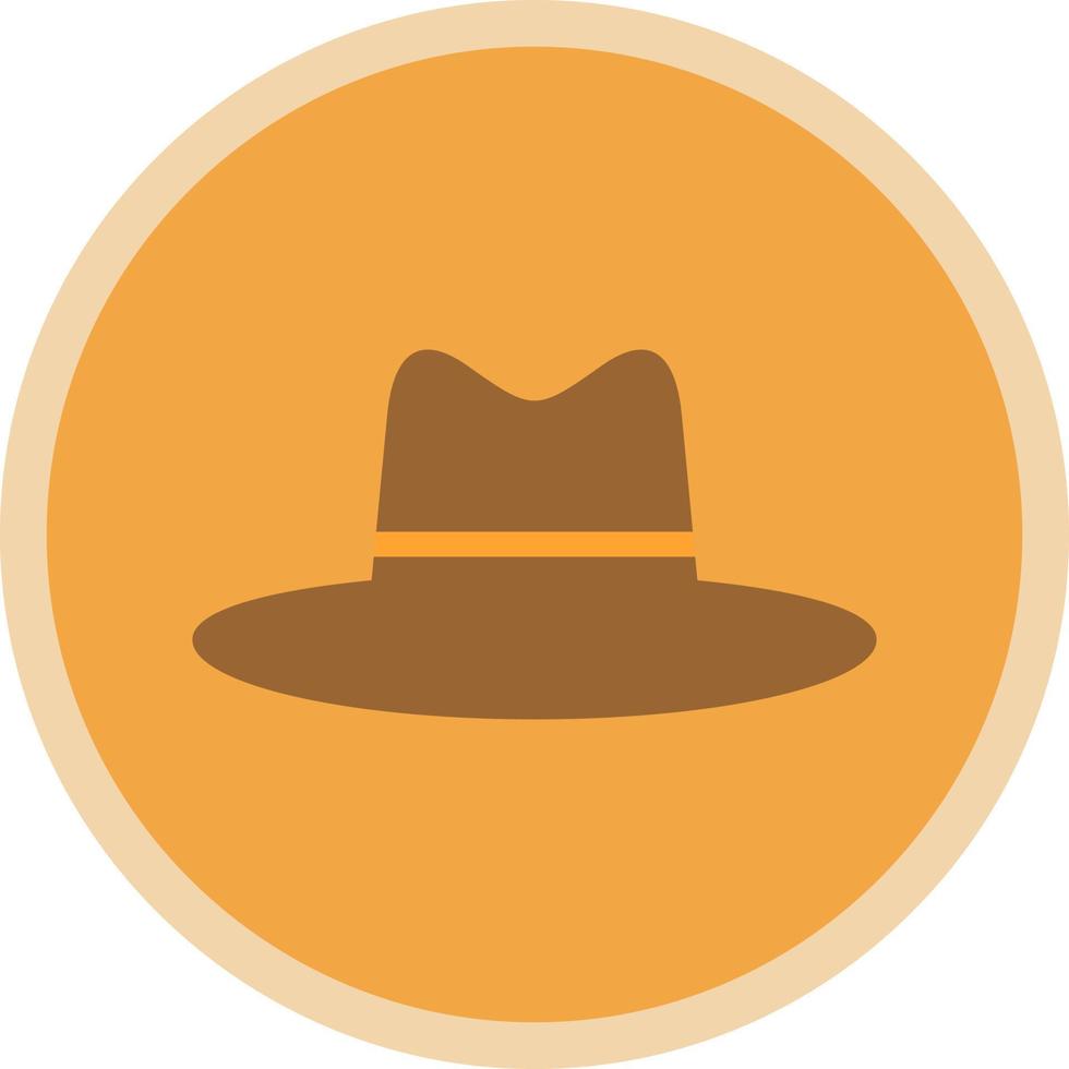 Hat Cowboy Side Vector Icon Design