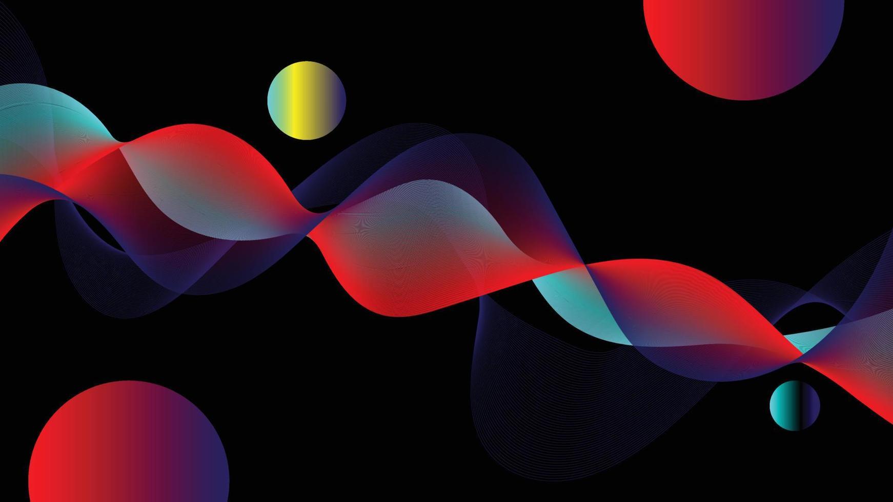 Abstract black background vector