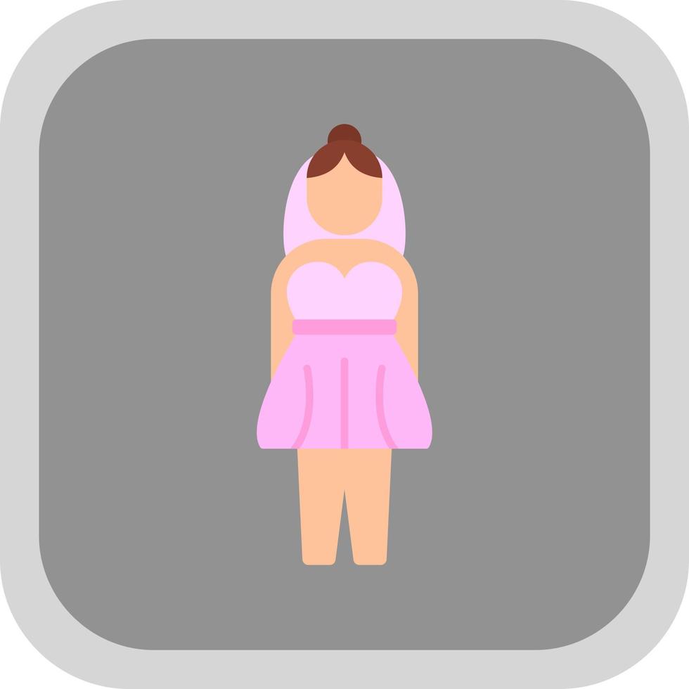 Bride Vector Icon Design
