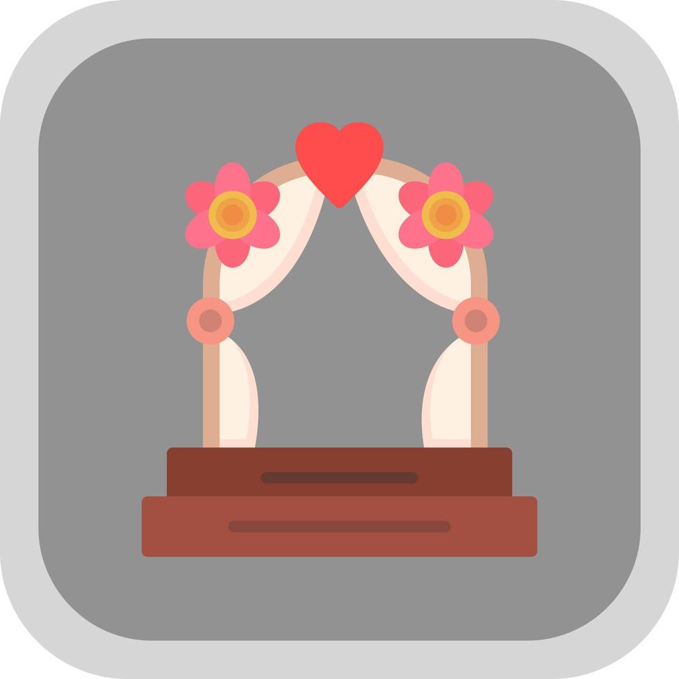 Wedding Arch Vector Icon Design