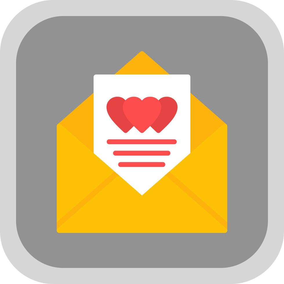 Love Letter Vector Icon Design