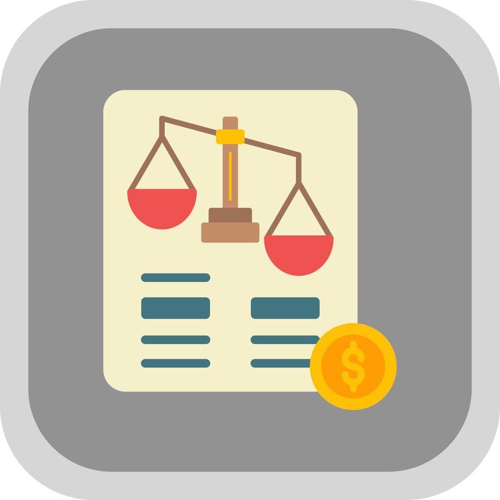 Balance Sheet Vector Icon Design