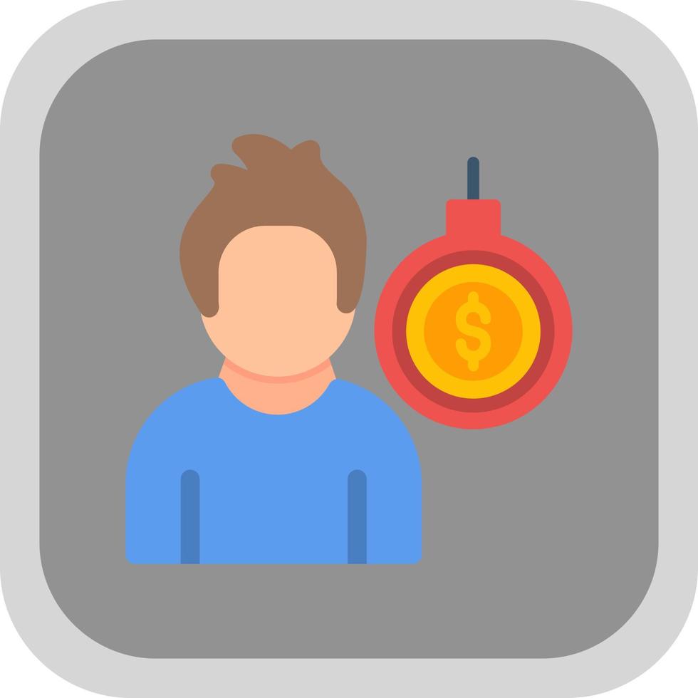 Debt Vector Icon Design