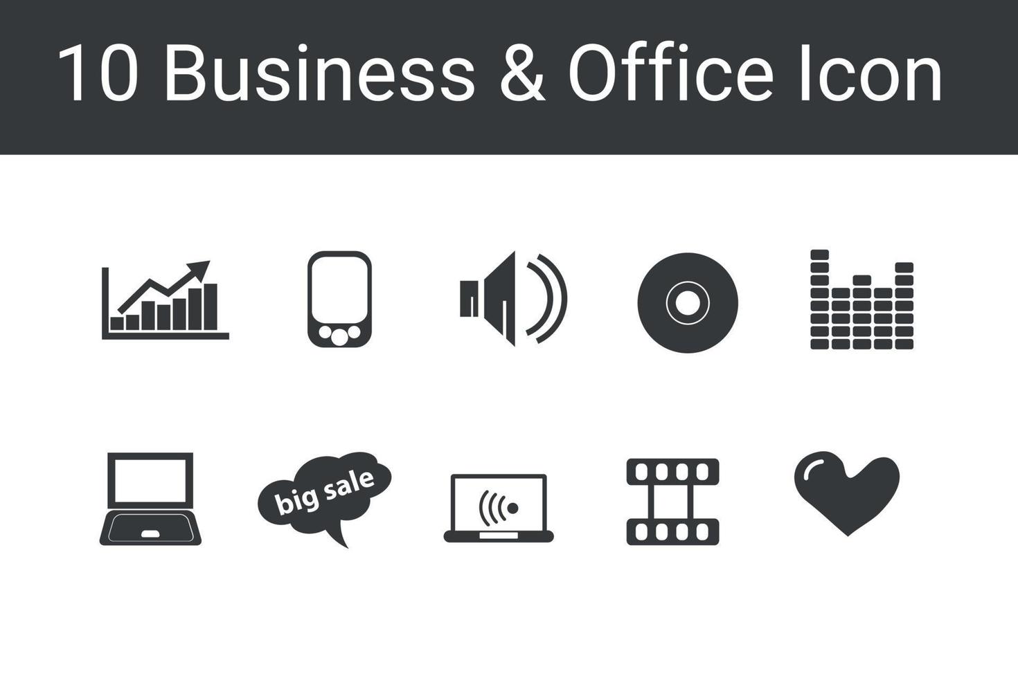 Business and Office line icons set. Business icon vector