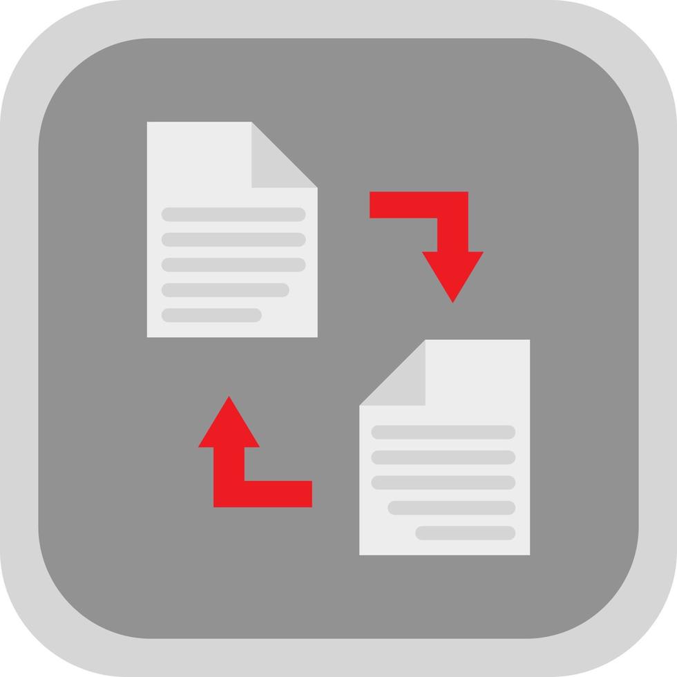 Documents Exchange Vector Icon Design