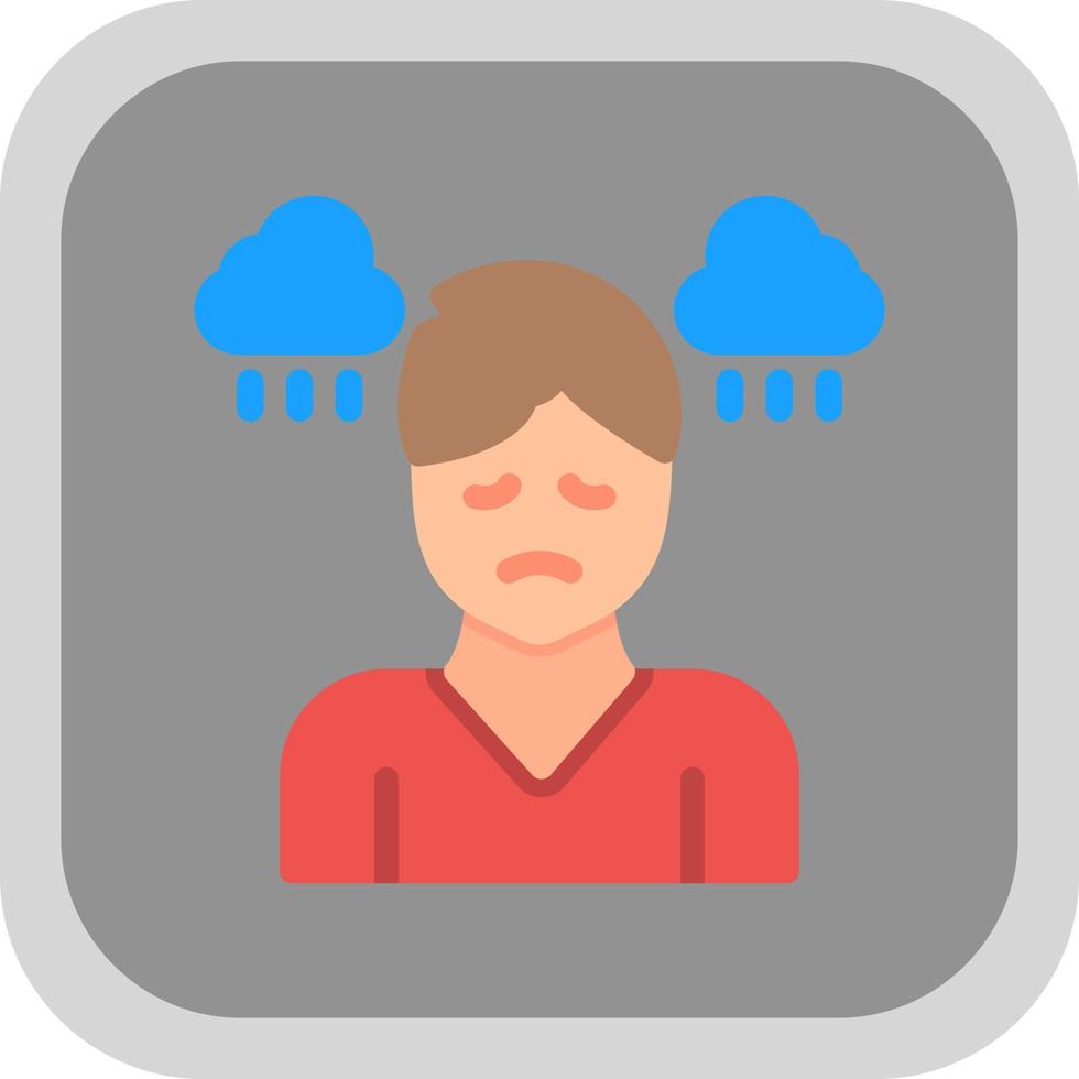 Depression Vector Icon Design
