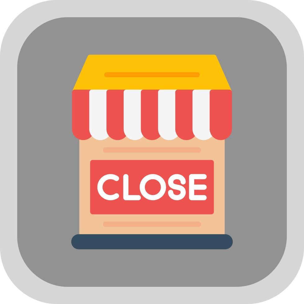 Shop Close Vector Icon Design