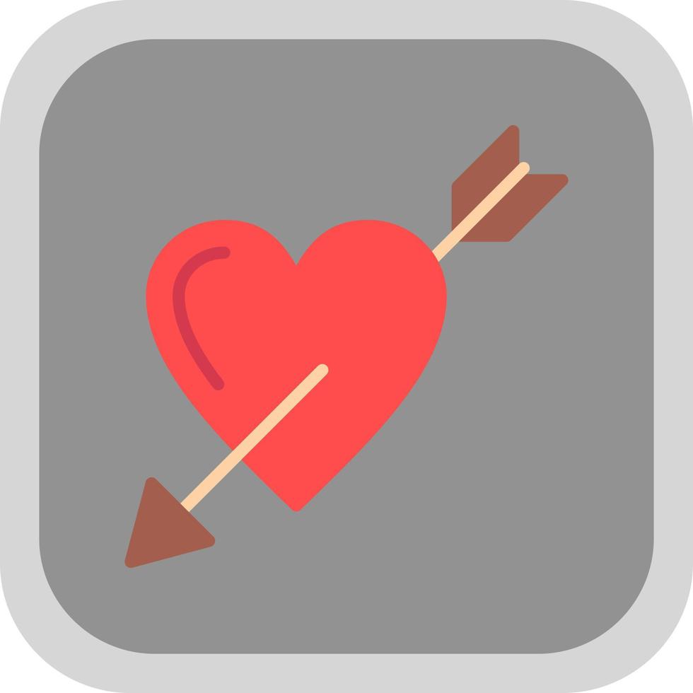 diseño de icono de vector de flecha de corazón