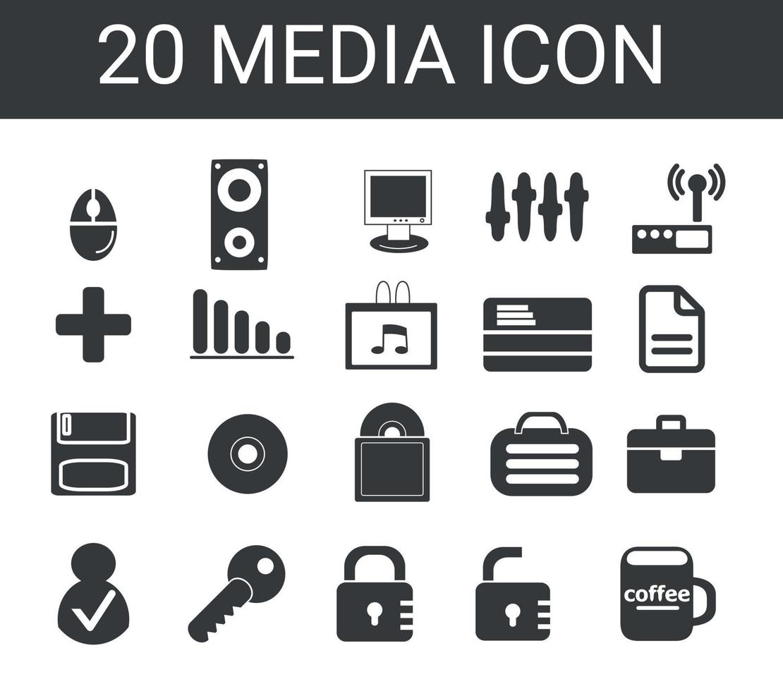 icon set vector illustration