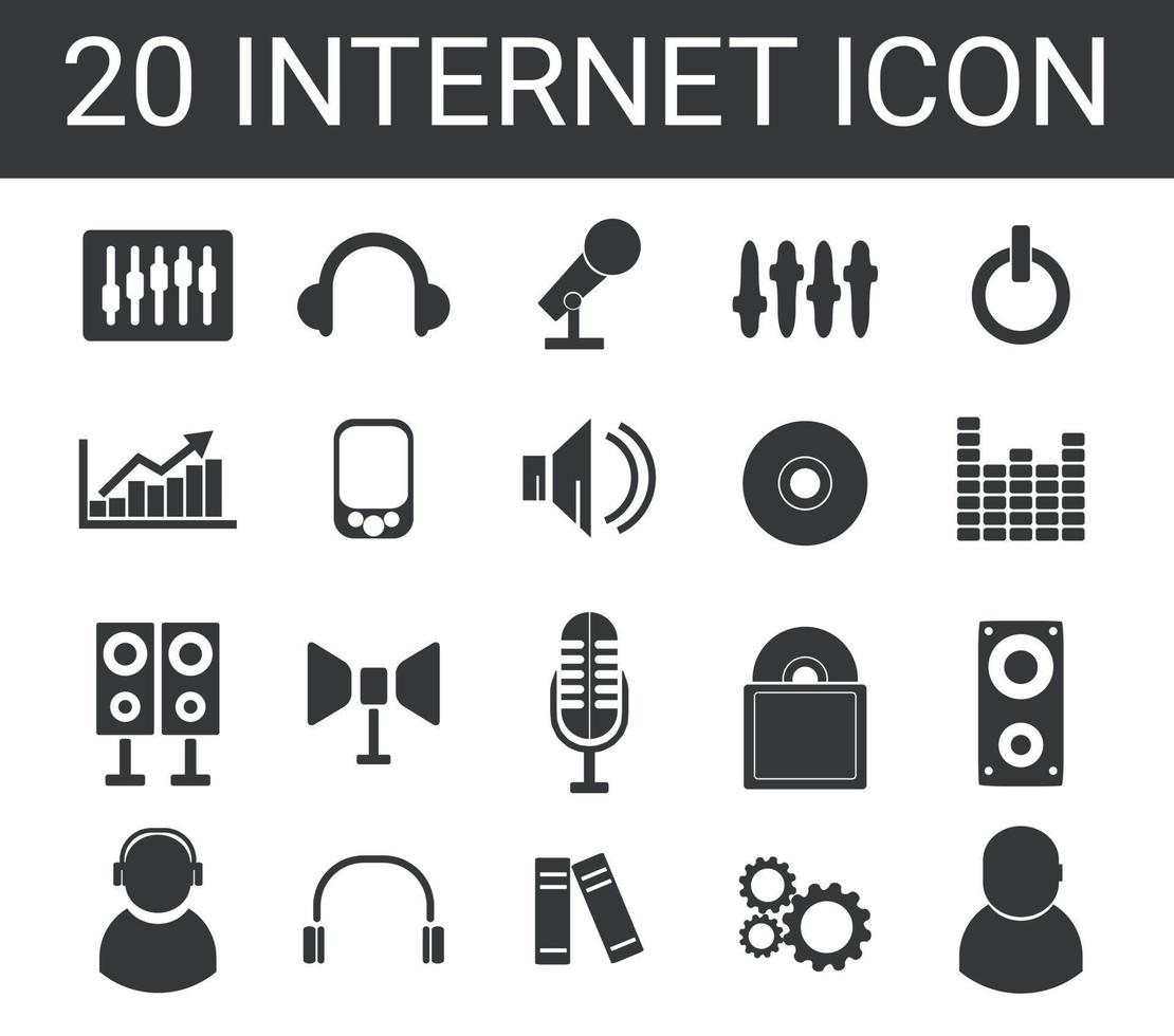 icon set vector illustration