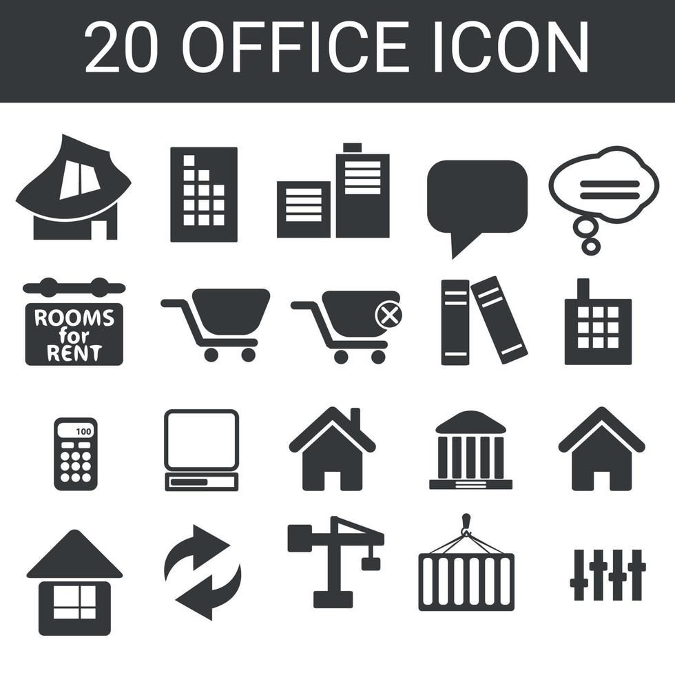 icon set vector illustration