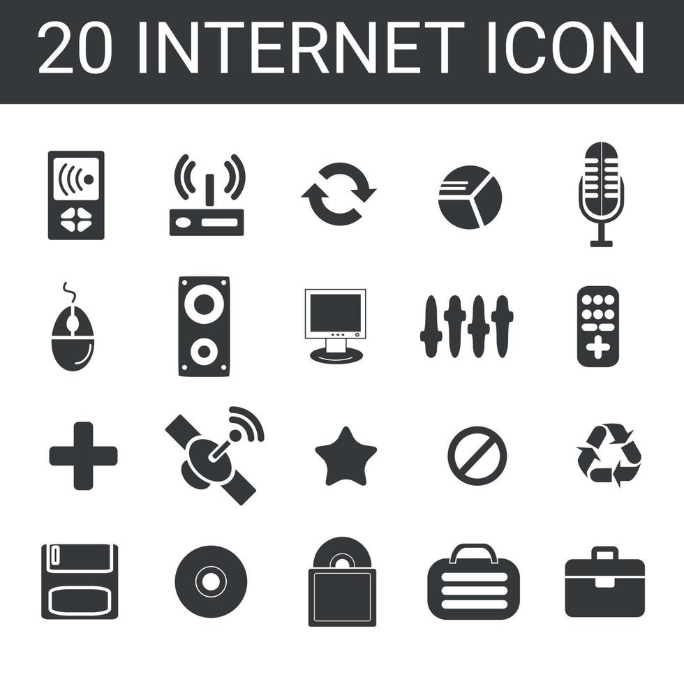 icon set vector illustration