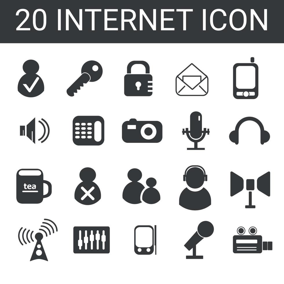 icon set vector illustration