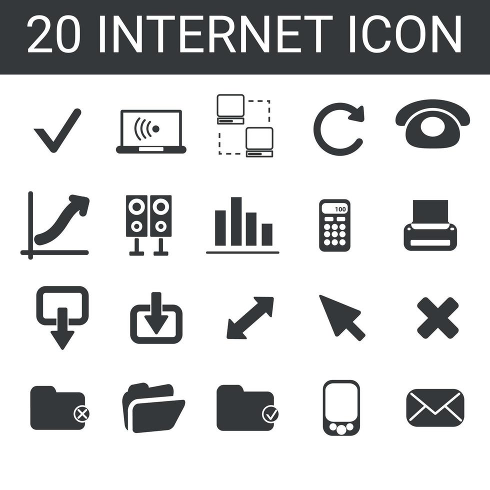 icon set vector illustration