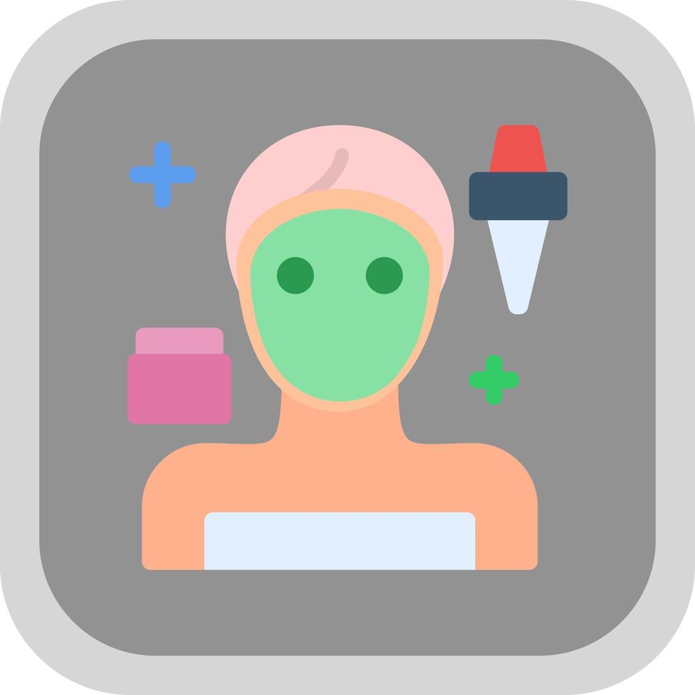 Facial Treatment Vector Icon Design