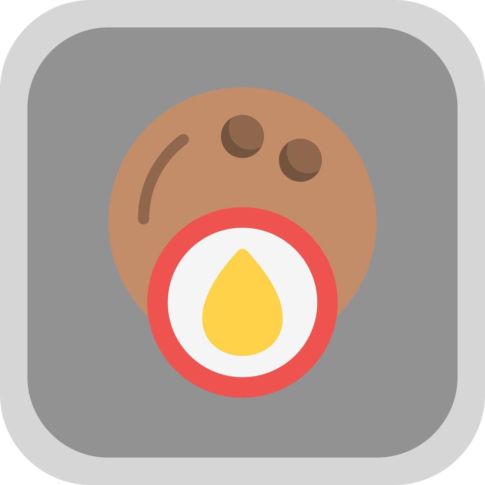 Coconut Oil Vector Icon Design