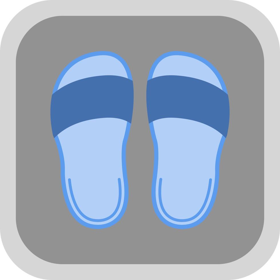 Slippers Vector Icon Design