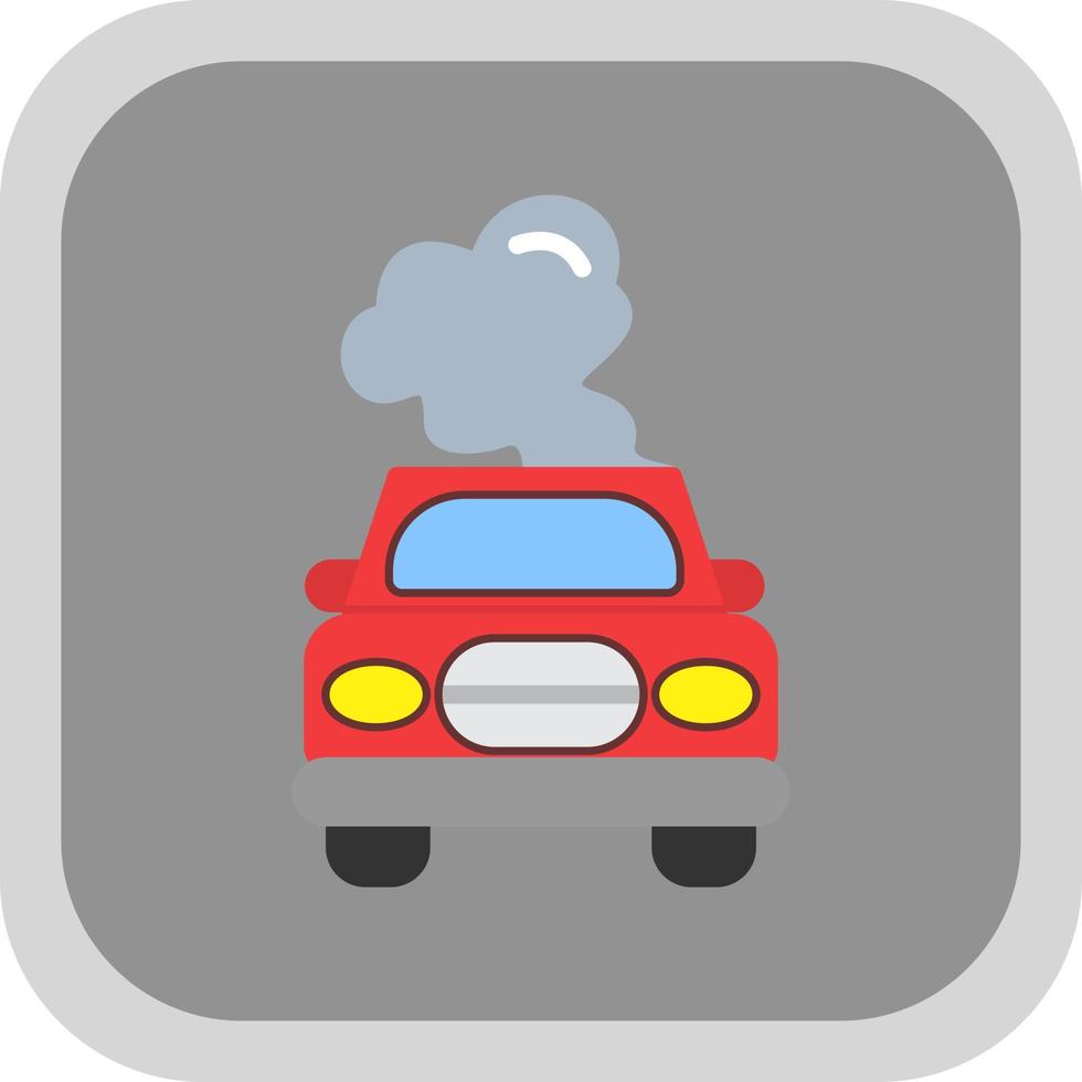 diseño de icono de vector de contaminación de coche