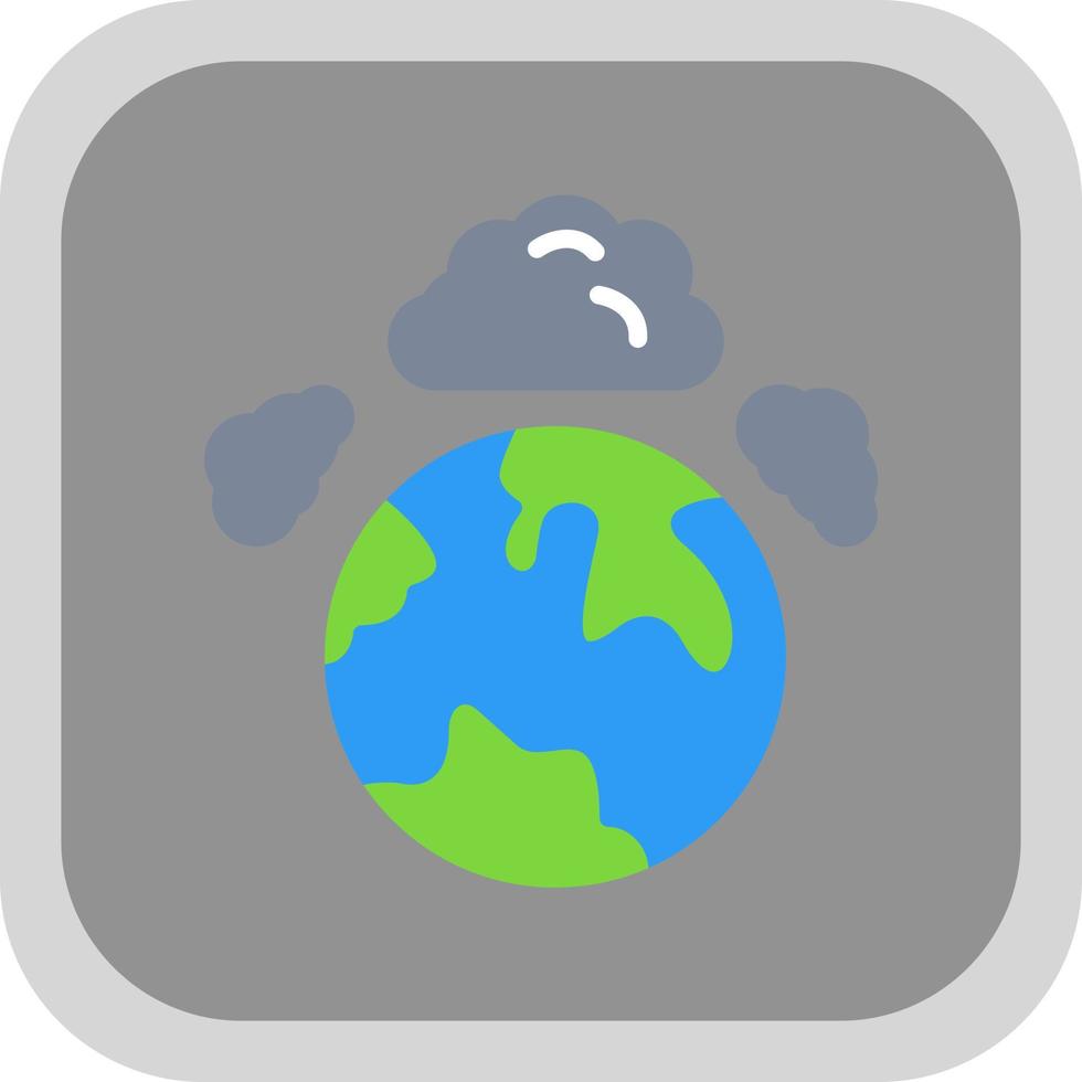 diseño de icono de vector de contaminación atmosférica