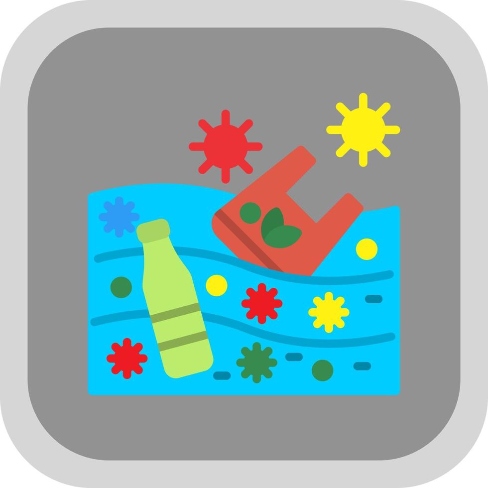 Ocean Waste Vector Icon Design