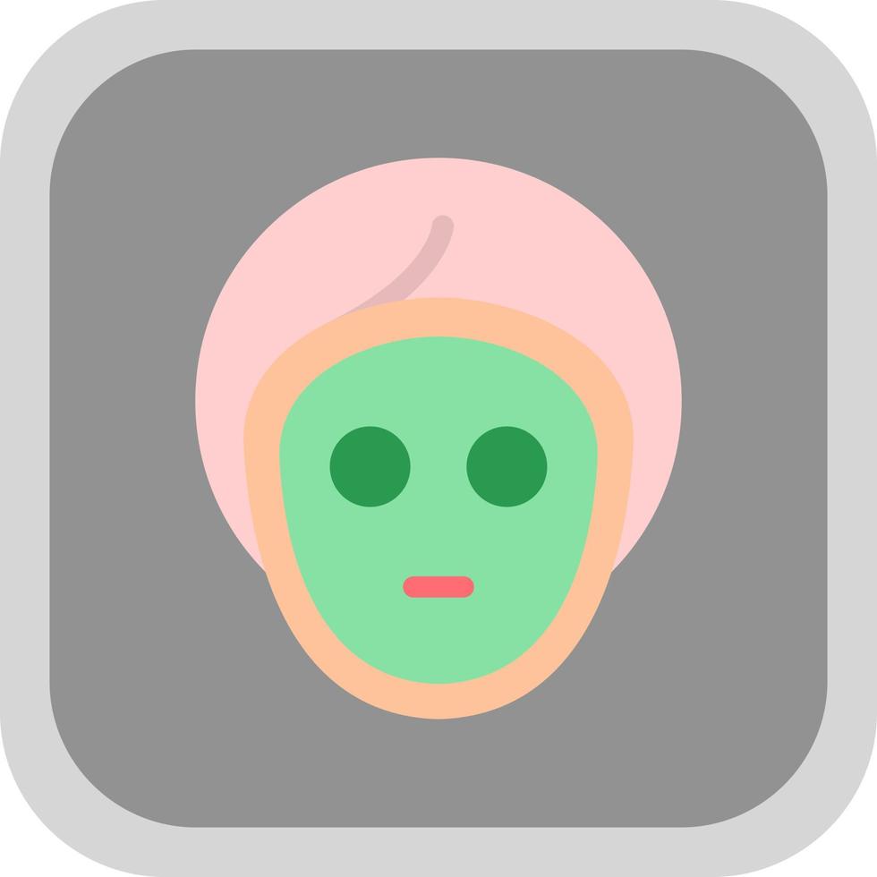 Facial Mask Vector Icon Design